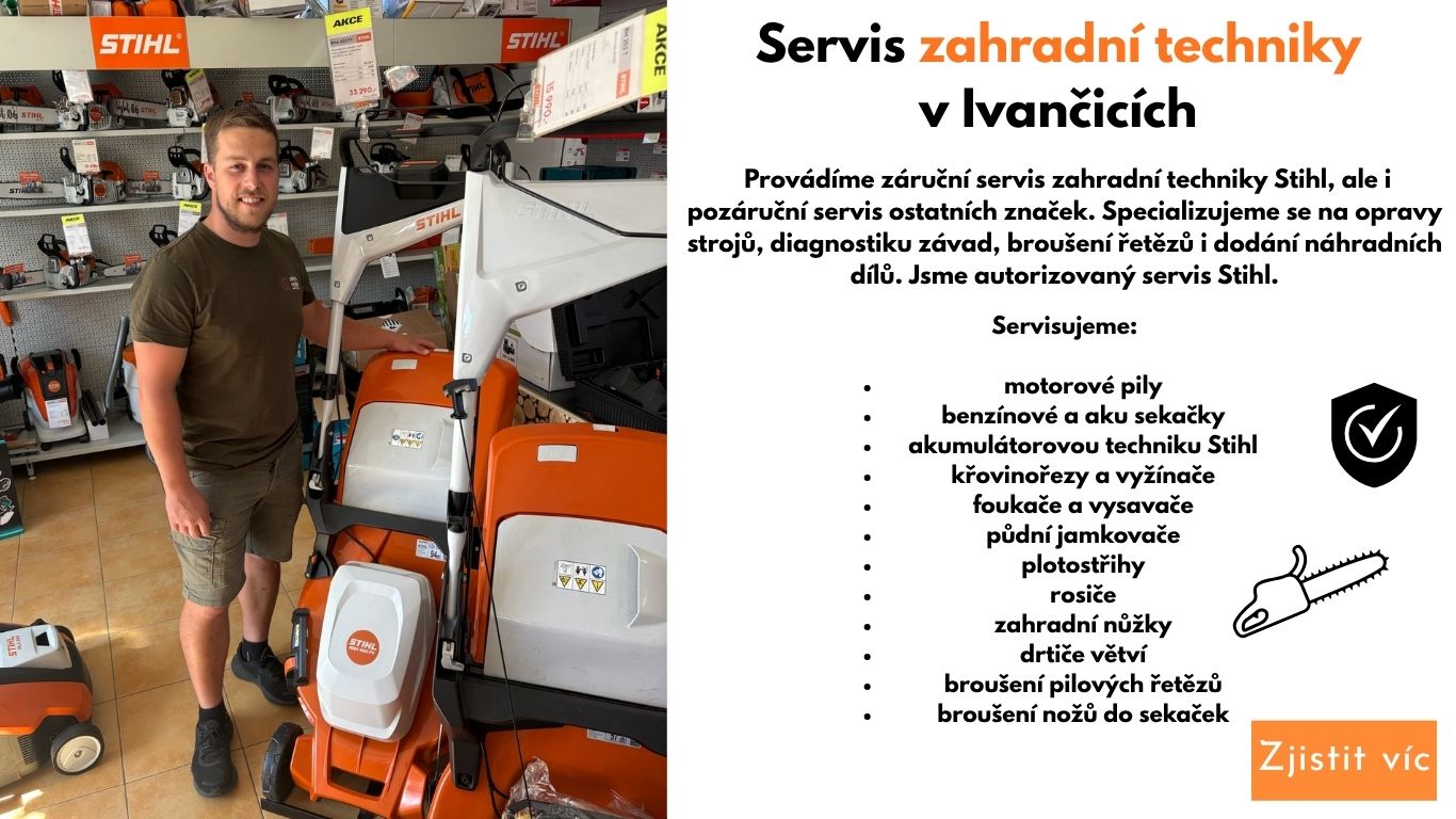 Servis zahradní techniky Stihl